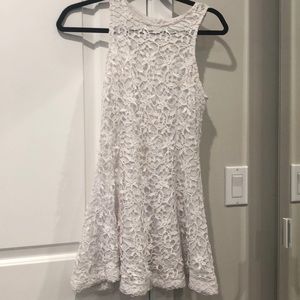 White lace dress!